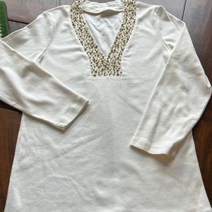 Rafaella tunic with Beading